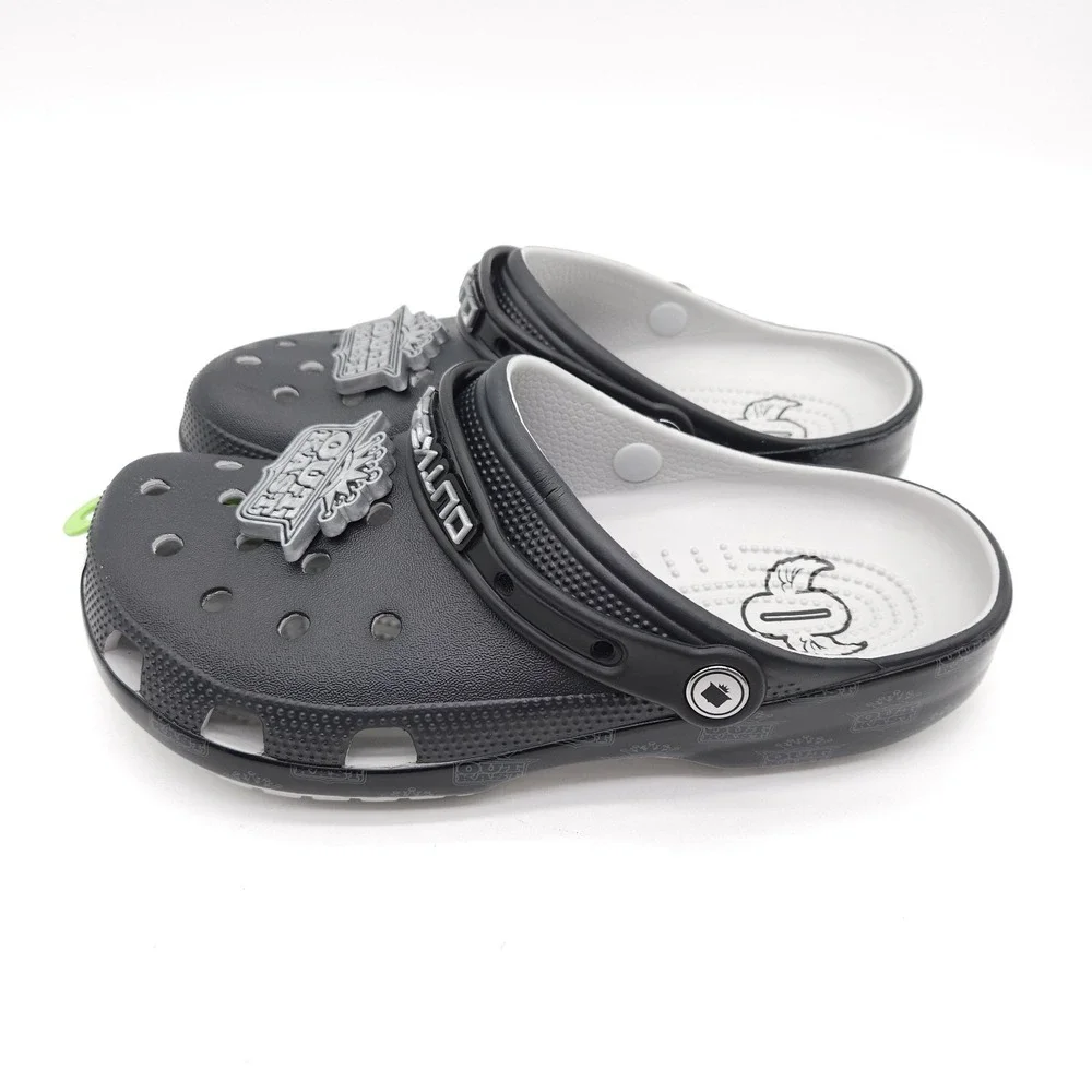 Crocs Mens 8 Womens 10 Black Outkast Classic Clog Hip Hop Rap Music Slip On Shoe